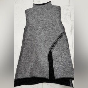 Zara High Neck Sweater Vest. Size Large